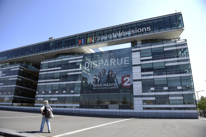 Les bureaux de France Télévisions à Paris, le 23 août 2015.