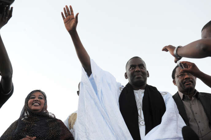 Biram Ould Dah Ould Abeid, à Nouakchott, en Mauritanie, en juin 2014.