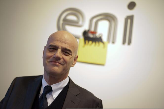 Le PDG du géant de l'énergie italien ENI, Claudio Descalzi, le 20 janvier 2015.
