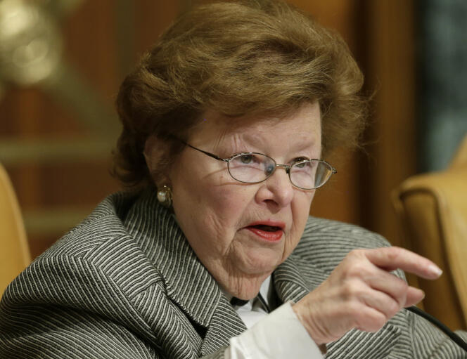 La sénatrice démocrate Barbara Mikulski, le 12 mars 2015 à Washington.