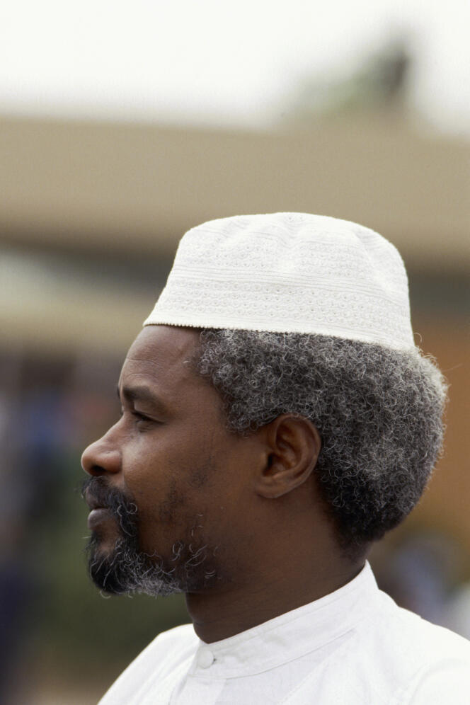 Hissène Habré, en 1987.