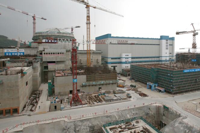 Une centrale nucléaire en construction à Taishan, dans la province de Guangdong, en Chine.