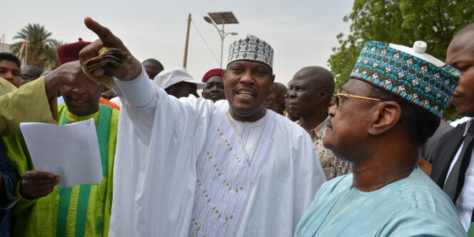 L'ancien président de l'Assemblée nationale du Niger, Hama Amadou, en juin 2014.