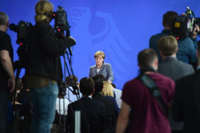Angela Merkel à Berlin le 15 septembre 2015.