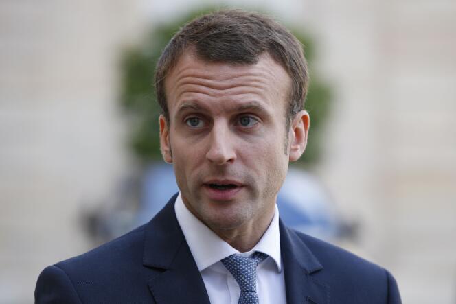 Le ministre de l'économie Emmanuel Macron, le 15 septembre à Paris.