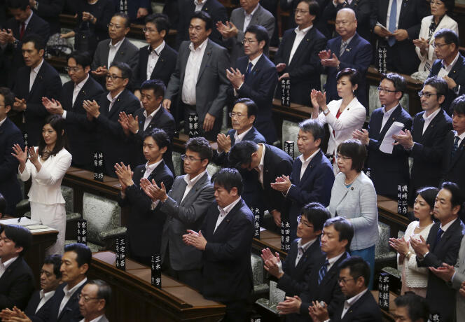 Au Parlement japonais, samedi 19 septembre.