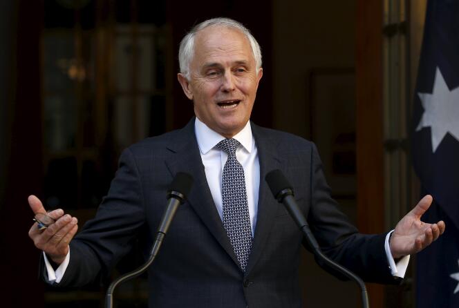 Malcolm Turnbull, le premier ministre australien, le 20 septembre à Canberra.