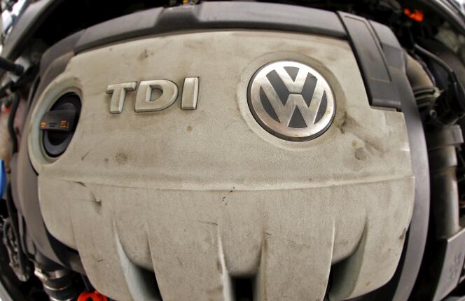 Moteur diesel de Volkswagen.