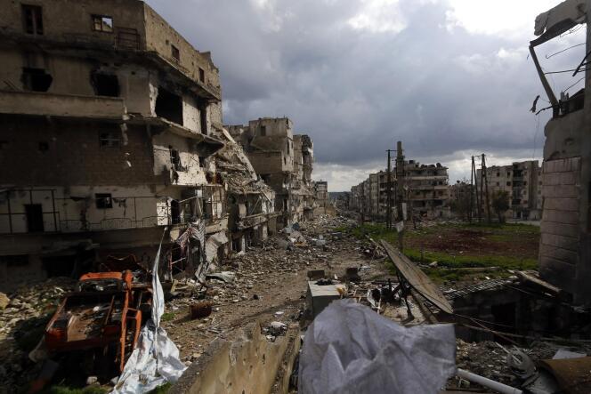 Ville d'Alep, ancien poumon économique de la Syrie.