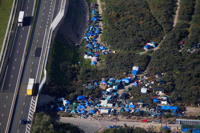 Camp de réfugiés près de Calais, le 25 septembre.