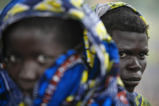 Des femmes pygmées dans le village de Mubambiro, près de Goma.