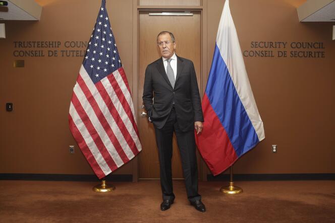 Sergueï Lavrov, le 30 septembre 2015.