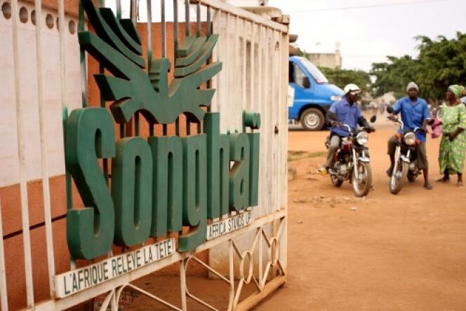 L'entrée du centre Songhaï de Porto Novo (Bénin).