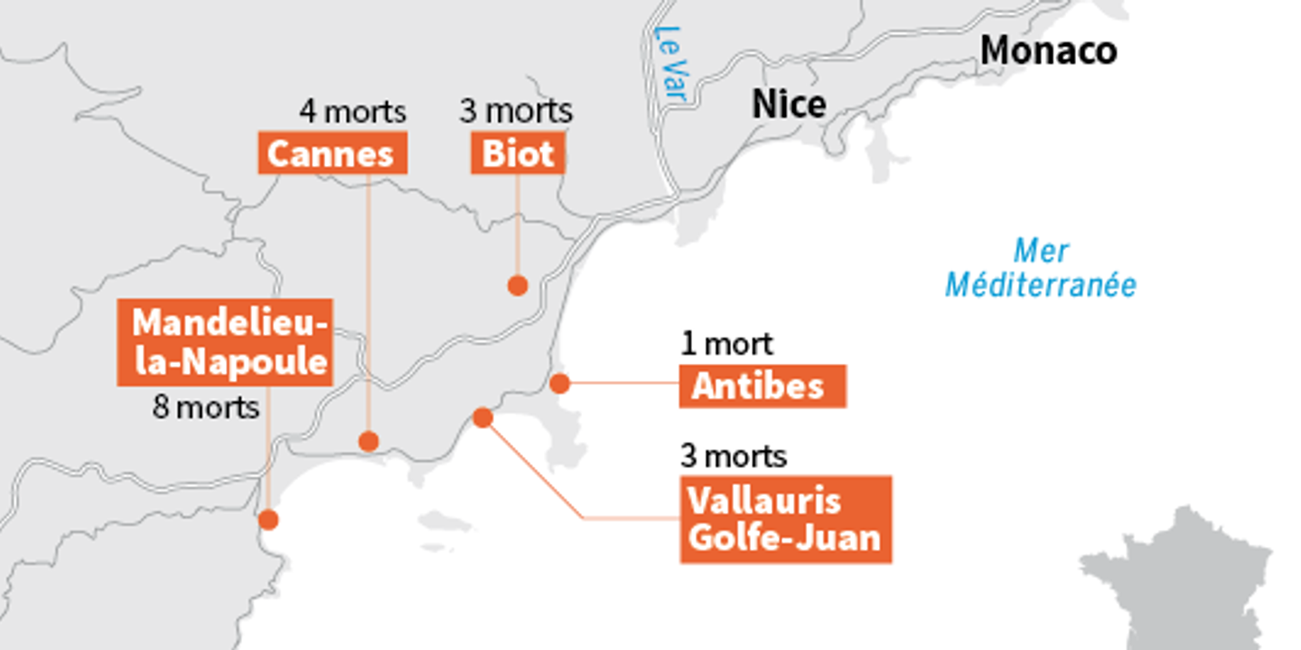 inondations dans les alpes maritimes un bilan provisoire de 20 morts
