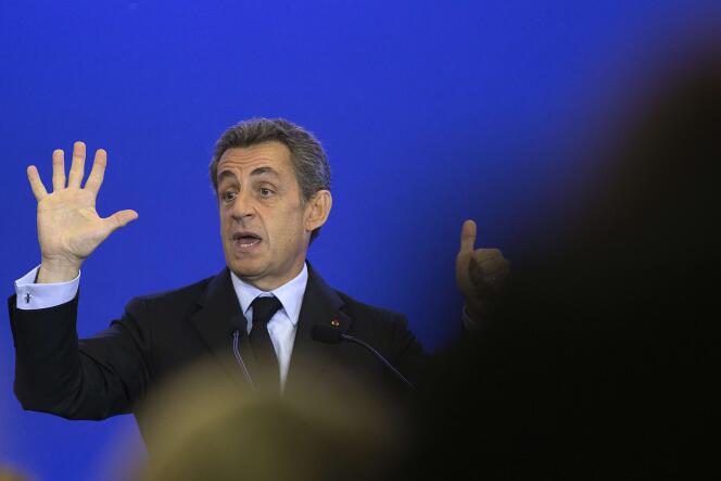 Nicolas Sarkozy à Paris, le 10 octobre 2015.