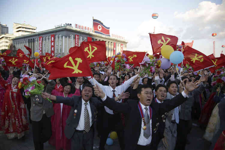 Les festivités annoncées dès février semblent parmi les plus fastueuses depuis que Kim Jong-Un a pris les rênes du pouvoir à la suite du décès de son père Kim Jong-Il en 2011.