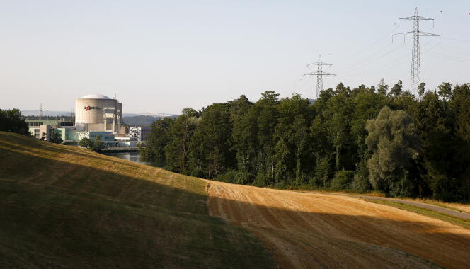 La centrale de Beznau, en juillet.