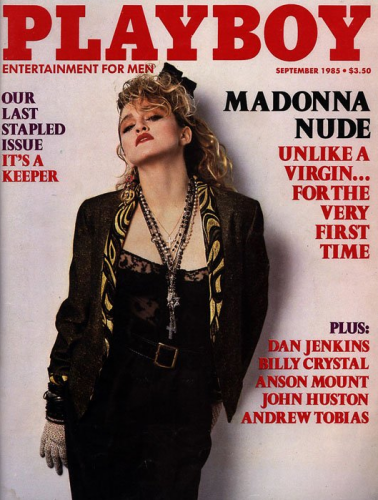 En septembre 1985, c'est Madonna qui pose pour le magazine.