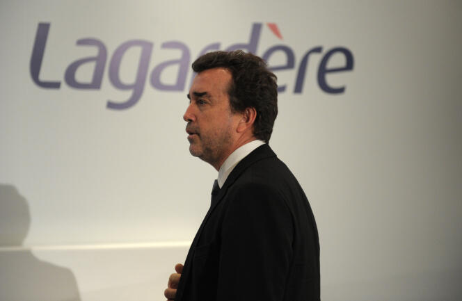 Arnaud Lagardère, le PDG de Lagardère Active, en mars 2015.