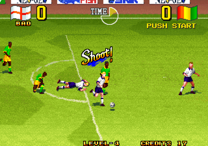 Entre 1992 et 1995, Super Sidekicks, en arcade et sur Neo Geo, a porté le jeu de football en 2D à des niveaux visuels jamais vus.