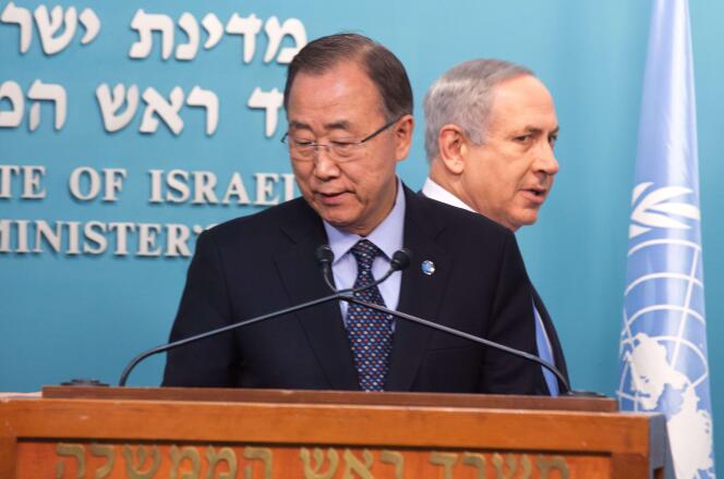 Ban Ki-moon, le secrétaire général de l’Organisation des Nations unies, est arrivée mardi en Israël.