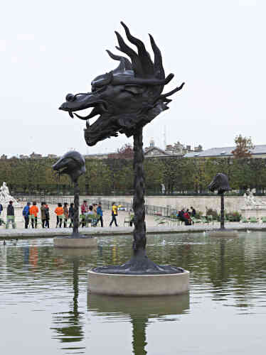 Ai Weiwei, « Circle of Animals/Zodiac Heads », 2010.