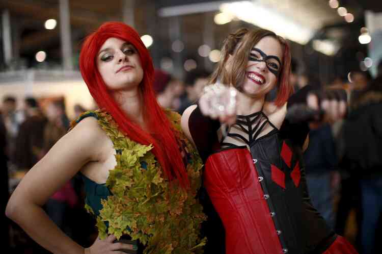 Outre "Star Wars", l'un des autres univers les plus représentés au Comic-Con était sans aucun doute celui de Batman. Avec ici deux personnages féminins récurrents : Poison Ivy et Harley Quinn. Cette dernière est d'ailleurs très à la mode, puisque son costume est, selon Google, le plus populaire aux Etats-Unis pour la fête d'Halloween qui se tiendra dans quelques jours.