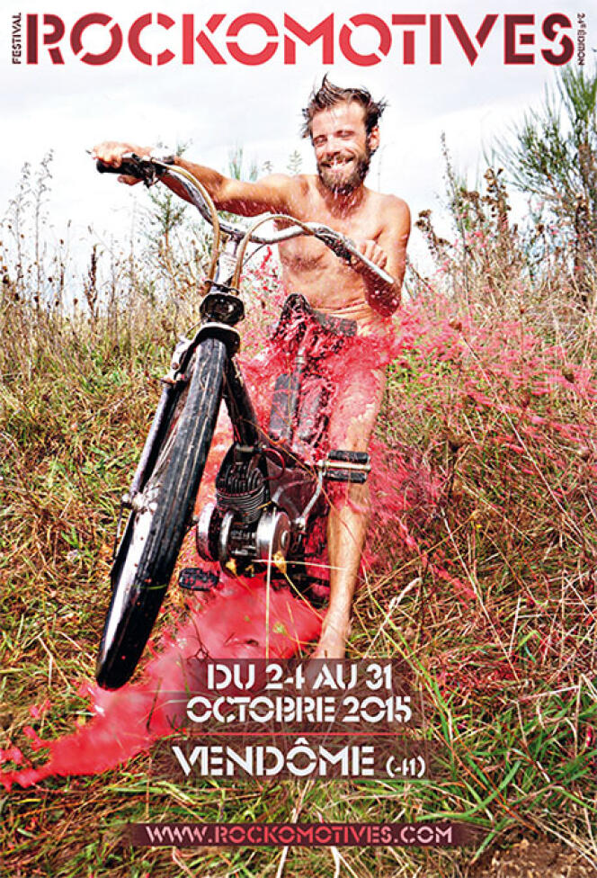 Affiche du festival festival Les Rockomotives, organisé à à Vendôme (Loir-et-Cher) du 24 au 31 octobre.