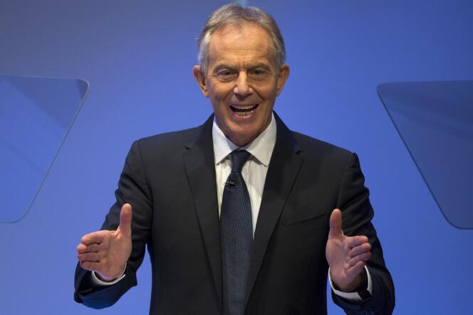 Tony Blair à New York le 6 octobre 2015.