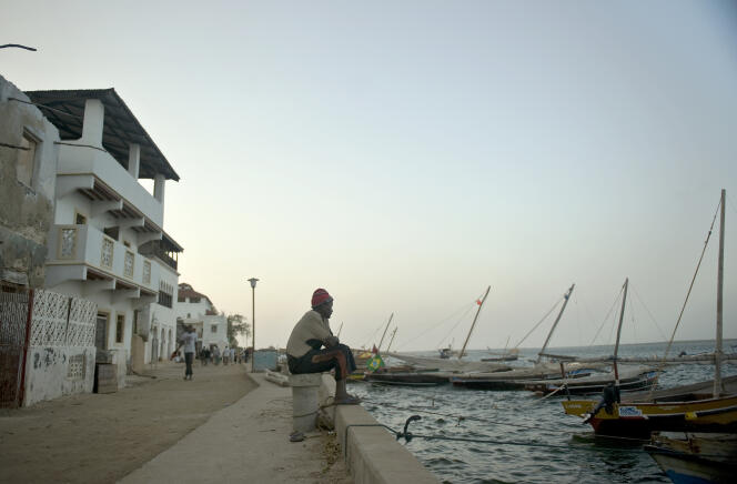 Un pêcheur à Lamu, en février.