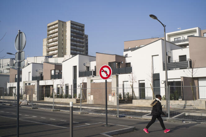 Les nouveaux quartiers résidentiels du Haut-Clichy, à Clichy-sous-Bois, en janvier.