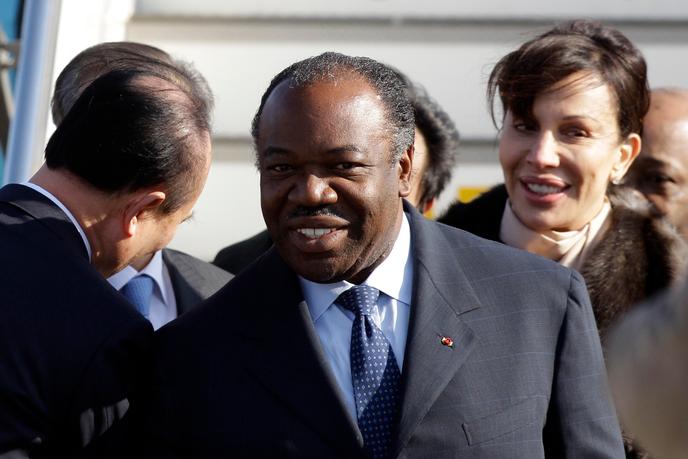 Ali Bongo et son épouse, Sylvia, à Séoul, en mars 2012.