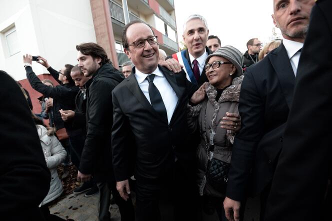 François Hollande en visite à Vandœuvre-les-Nancy (Meurthe-et-Moselle), le 29 octobre.