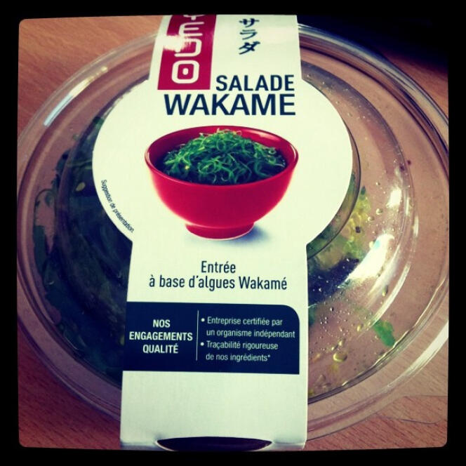 Salade à base de wakamé.
