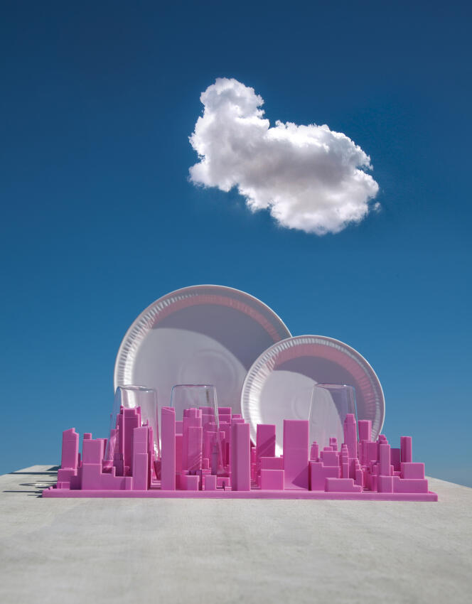 L'égouttoir Inception de Luca Nichetto imite la skyline new-yorkaise.