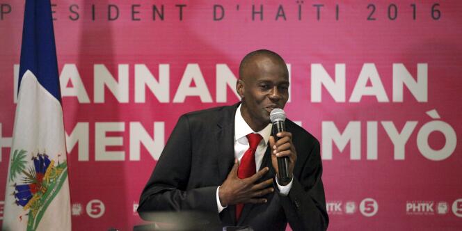 Le nouveau président haïtien, Jovenel Moïse, en 2015.