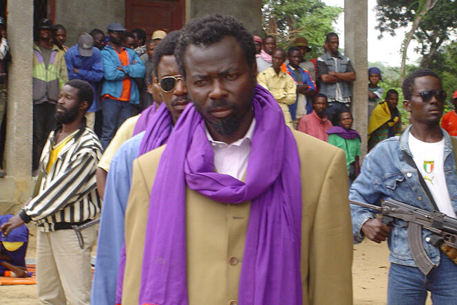 Le pasteur Ntumi, lors d'une visite à Goma-Tsé-Tsé, durant la guerre.