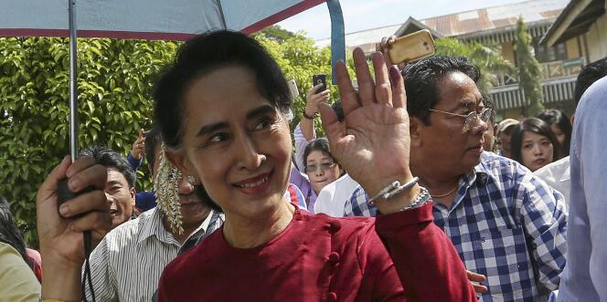 Le parti d'Aung San Suu Kyi devrait remporter les élections en Birmanie.
