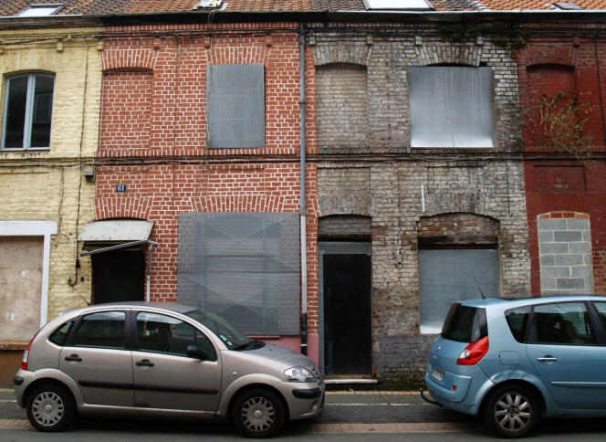 Dans le quartier du Pile, à Roubaix, des maisons sont vacantes depuis des années.
