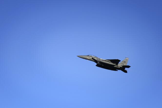 Deux F15 ont été utilisés pendant le raid aérien contre le chef de l’Etat islamique en Libye, vendredi 13 novembre.