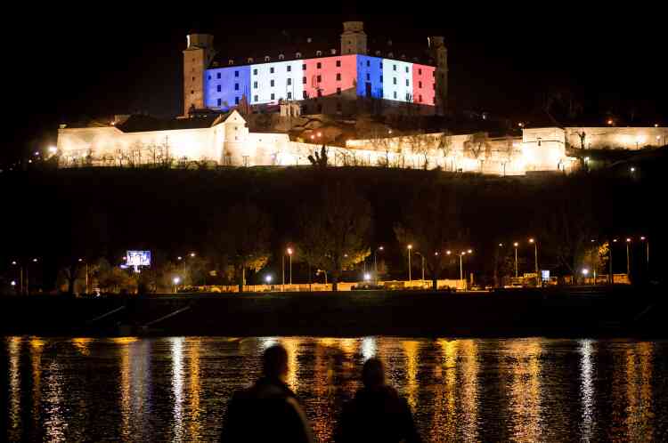 Le château de Bratislava, en Slovaquie, le 14 novembre.