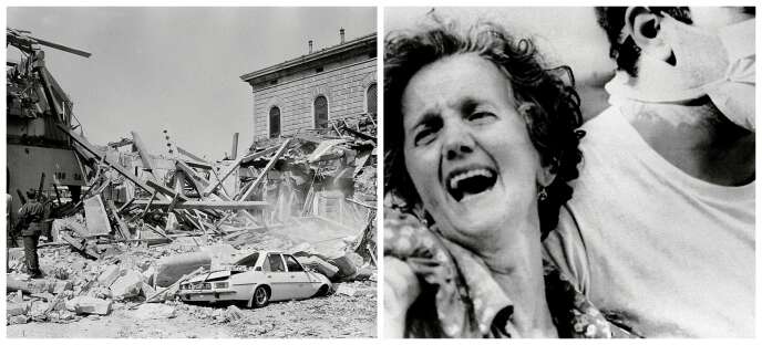 Bologne, le 2 août 1980, une partie de la gare centrale  est soufflée par une explosion. Bilan : 85 morts. C’est l’attentat le plus meurtrier des années de plomb.