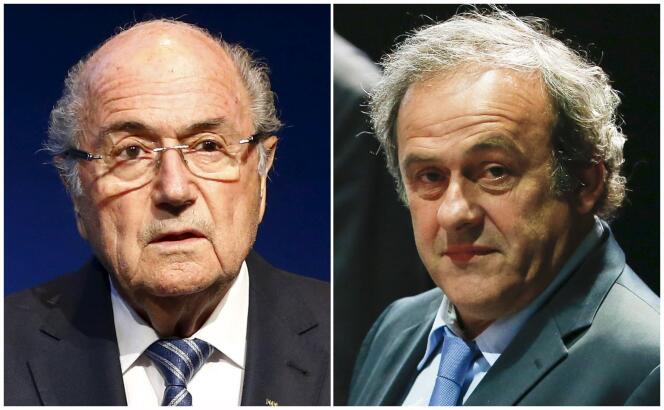 Sepp Blatter et Michel Platini, en 2015.