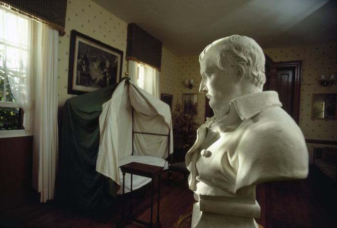 La Maison de Longwood, où l'empereur Napoléon Bonaparte est mort le 5 mai 1821.