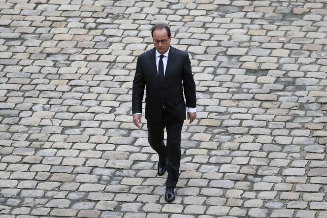 François Hollande à Paris le 19 novembre 2015.