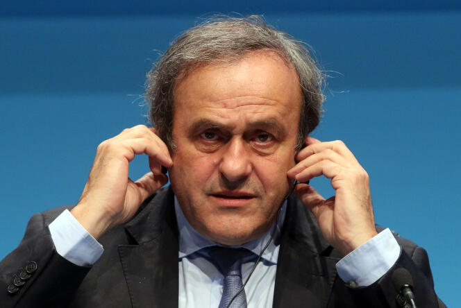 Michel Platini, le 24 mars 2015.