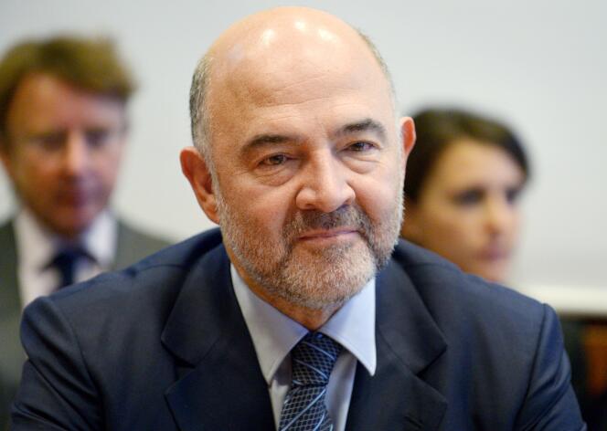 « Si nous n’arrivons pas à nous entendre à 11, comment le ferons-nous à 28 ? », a relevé Pierre Moscovici, commissaire européen à l'économie, à propos de la taxe sur les transactions financières. AFP PHOTO / ERIC PIERMONT