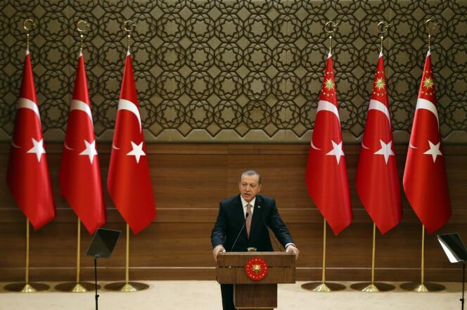 Recep Tayyip Erdogan, le 26 novembre.