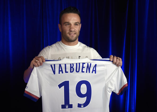 Mathieu Valbuena à Lyon le 11 août 2015.