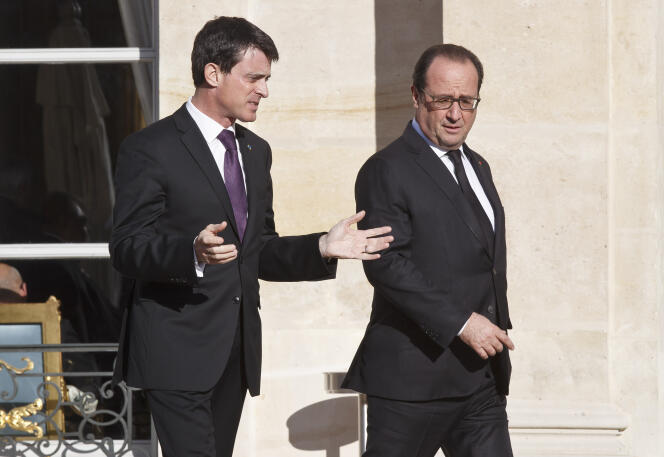 Manuel Valls et François Hollande, le 26 novembre